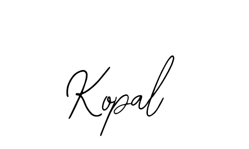Use a signature maker to create a handwritten signature online. With this signature software, you can design (Bearetta-2O07w) your own signature for name Kopal. Kopal signature style 12 images and pictures png