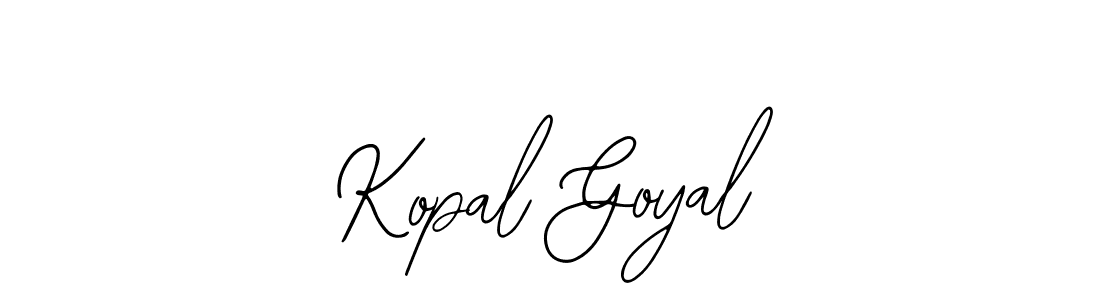 It looks lik you need a new signature style for name Kopal Goyal. Design unique handwritten (Bearetta-2O07w) signature with our free signature maker in just a few clicks. Kopal Goyal signature style 12 images and pictures png