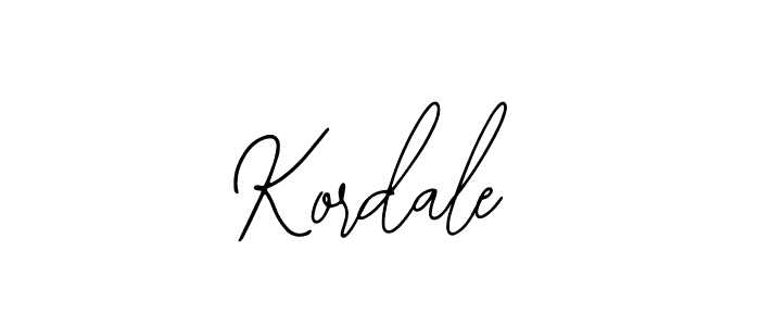 You should practise on your own different ways (Bearetta-2O07w) to write your name (Kordale) in signature. don't let someone else do it for you. Kordale signature style 12 images and pictures png