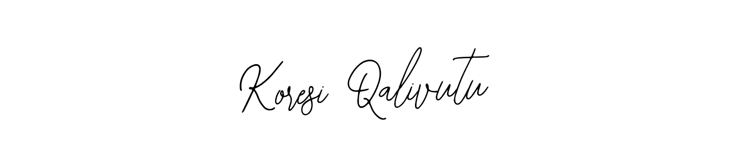 if you are searching for the best signature style for your name Koresi Qalivutu. so please give up your signature search. here we have designed multiple signature styles  using Bearetta-2O07w. Koresi Qalivutu signature style 12 images and pictures png
