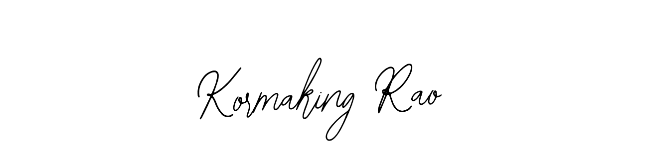 This is the best signature style for the Kormaking Rao name. Also you like these signature font (Bearetta-2O07w). Mix name signature. Kormaking Rao signature style 12 images and pictures png