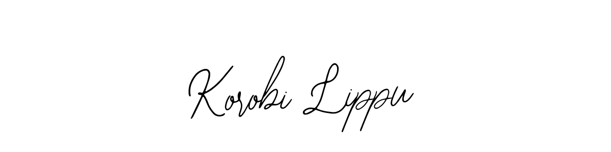 Korobi Lippu stylish signature style. Best Handwritten Sign (Bearetta-2O07w) for my name. Handwritten Signature Collection Ideas for my name Korobi Lippu. Korobi Lippu signature style 12 images and pictures png