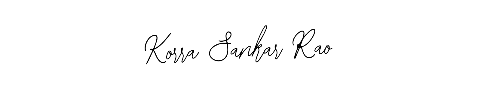 Make a beautiful signature design for name Korra Sankar Rao. With this signature (Bearetta-2O07w) style, you can create a handwritten signature for free. Korra Sankar Rao signature style 12 images and pictures png