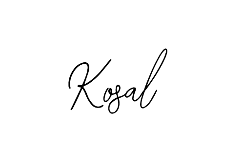 if you are searching for the best signature style for your name Kosal. so please give up your signature search. here we have designed multiple signature styles  using Bearetta-2O07w. Kosal signature style 12 images and pictures png