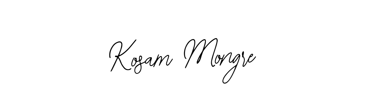 Make a beautiful signature design for name Kosam Mongre. With this signature (Bearetta-2O07w) style, you can create a handwritten signature for free. Kosam Mongre signature style 12 images and pictures png