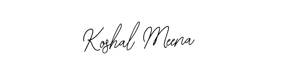if you are searching for the best signature style for your name Koshal Meena. so please give up your signature search. here we have designed multiple signature styles  using Bearetta-2O07w. Koshal Meena signature style 12 images and pictures png