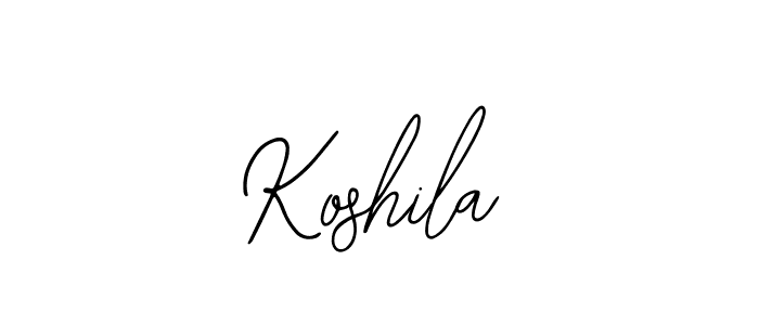 if you are searching for the best signature style for your name Koshila. so please give up your signature search. here we have designed multiple signature styles  using Bearetta-2O07w. Koshila signature style 12 images and pictures png