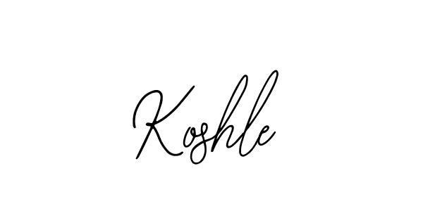 The best way (Bearetta-2O07w) to make a short signature is to pick only two or three words in your name. The name Koshle include a total of six letters. For converting this name. Koshle signature style 12 images and pictures png