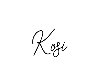 Use a signature maker to create a handwritten signature online. With this signature software, you can design (Bearetta-2O07w) your own signature for name Kosi. Kosi signature style 12 images and pictures png