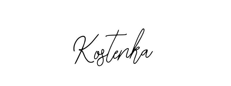How to make Kostenka signature? Bearetta-2O07w is a professional autograph style. Create handwritten signature for Kostenka name. Kostenka signature style 12 images and pictures png