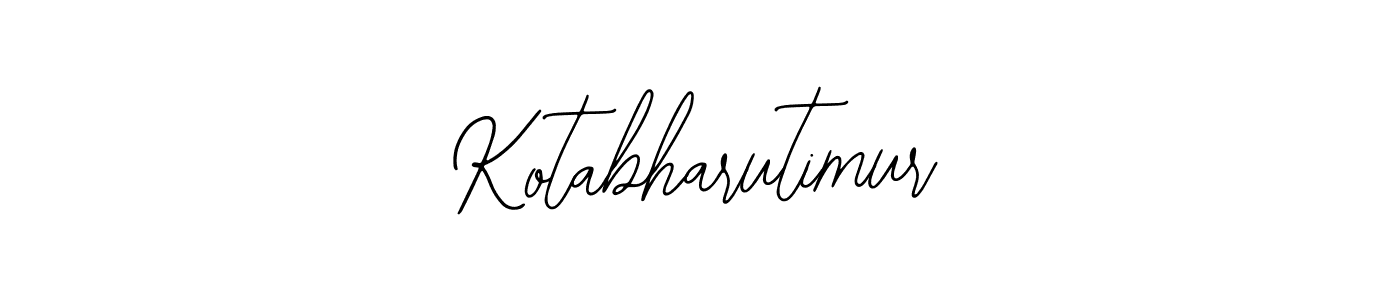 How to make Kotabharutimur name signature. Use Bearetta-2O07w style for creating short signs online. This is the latest handwritten sign. Kotabharutimur signature style 12 images and pictures png