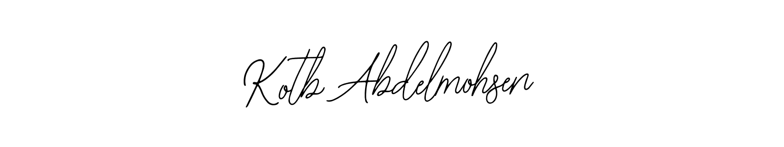 How to make Kotb Abdelmohsen signature? Bearetta-2O07w is a professional autograph style. Create handwritten signature for Kotb Abdelmohsen name. Kotb Abdelmohsen signature style 12 images and pictures png