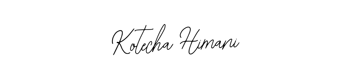 Make a beautiful signature design for name Kotecha Himani. Use this online signature maker to create a handwritten signature for free. Kotecha Himani signature style 12 images and pictures png