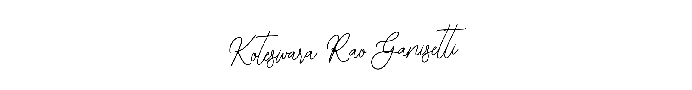Design your own signature with our free online signature maker. With this signature software, you can create a handwritten (Bearetta-2O07w) signature for name Koteswara Rao Ganisetti. Koteswara Rao Ganisetti signature style 12 images and pictures png