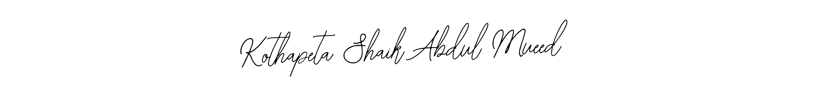 See photos of Kothapeta Shaik Abdul Mueed official signature by Spectra . Check more albums & portfolios. Read reviews & check more about Bearetta-2O07w font. Kothapeta Shaik Abdul Mueed signature style 12 images and pictures png