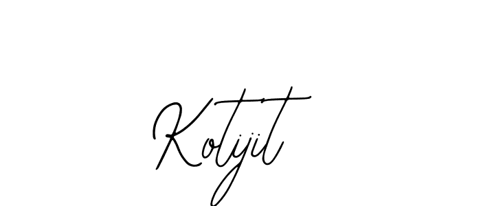 Similarly Bearetta-2O07w is the best handwritten signature design. Signature creator online .You can use it as an online autograph creator for name Kotijit. Kotijit signature style 12 images and pictures png