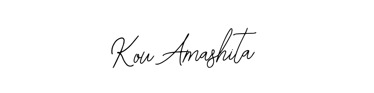 Design your own signature with our free online signature maker. With this signature software, you can create a handwritten (Bearetta-2O07w) signature for name Kou Amashita. Kou Amashita signature style 12 images and pictures png