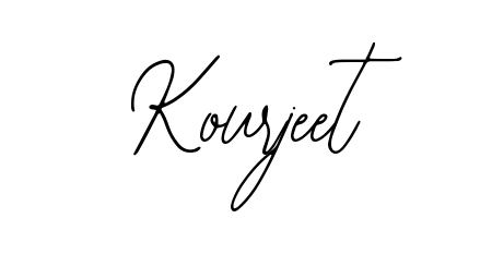 Get inspired by this graceful Bearetta-2O07w signature style for name Kourjeet. Smooth loops and balanced proportions for everyday use. Kourjeet signature style 12 images and pictures png