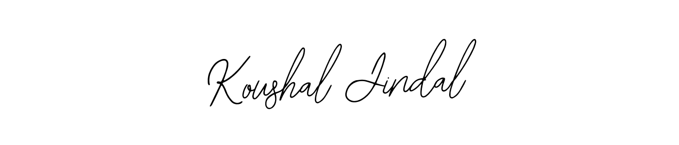 Make a beautiful signature design for name Koushal Jindal. With this signature (Bearetta-2O07w) style, you can create a handwritten signature for free. Koushal Jindal signature style 12 images and pictures png