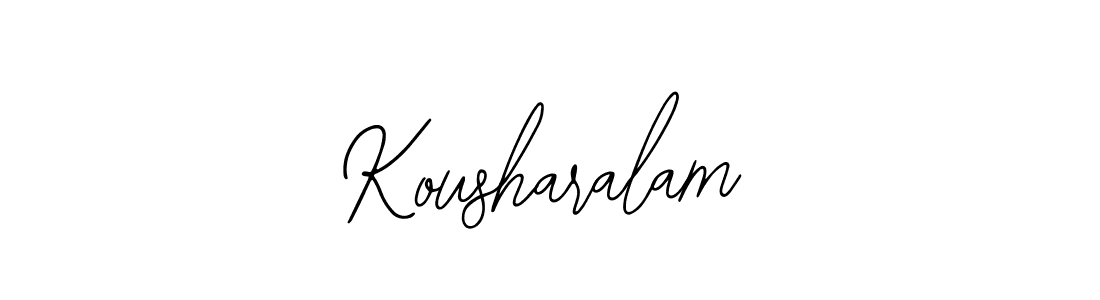 if you are searching for the best signature style for your name Kousharalam. so please give up your signature search. here we have designed multiple signature styles  using Bearetta-2O07w. Kousharalam signature style 12 images and pictures png