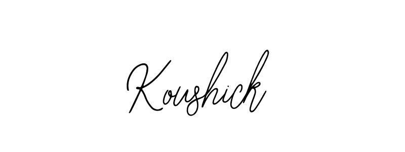 Also You can easily find your signature by using the search form. We will create Koushick name handwritten signature images for you free of cost using Bearetta-2O07w sign style. Koushick signature style 12 images and pictures png