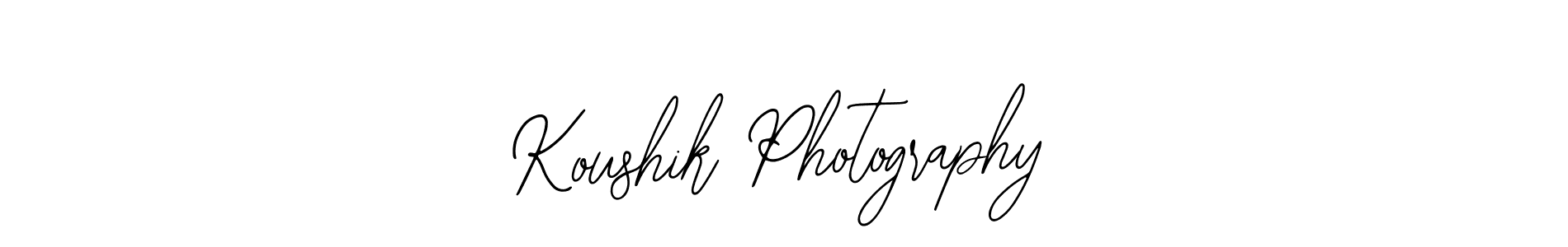 Create a beautiful signature design for name Koushik Photography. With this signature (Bearetta-2O07w) fonts, you can make a handwritten signature for free. Koushik Photography signature style 12 images and pictures png