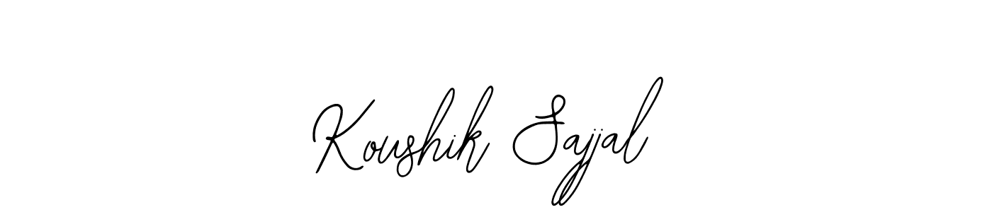 Make a beautiful signature design for name Koushik Sajjal. With this signature (Bearetta-2O07w) style, you can create a handwritten signature for free. Koushik Sajjal signature style 12 images and pictures png