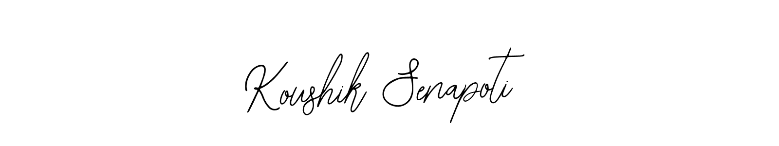 The best way (Bearetta-2O07w) to make a short signature is to pick only two or three words in your name. The name Koushik Senapoti include a total of six letters. For converting this name. Koushik Senapoti signature style 12 images and pictures png