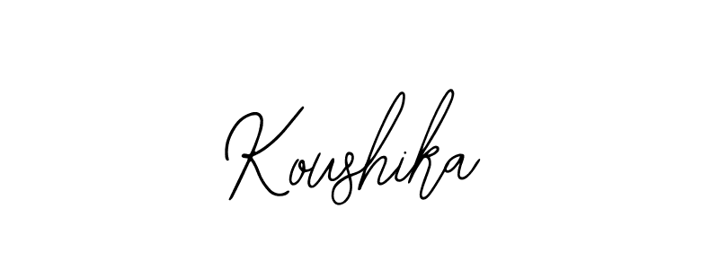 Design your own signature with our free online signature maker. With this signature software, you can create a handwritten (Bearetta-2O07w) signature for name Koushika. Koushika signature style 12 images and pictures png