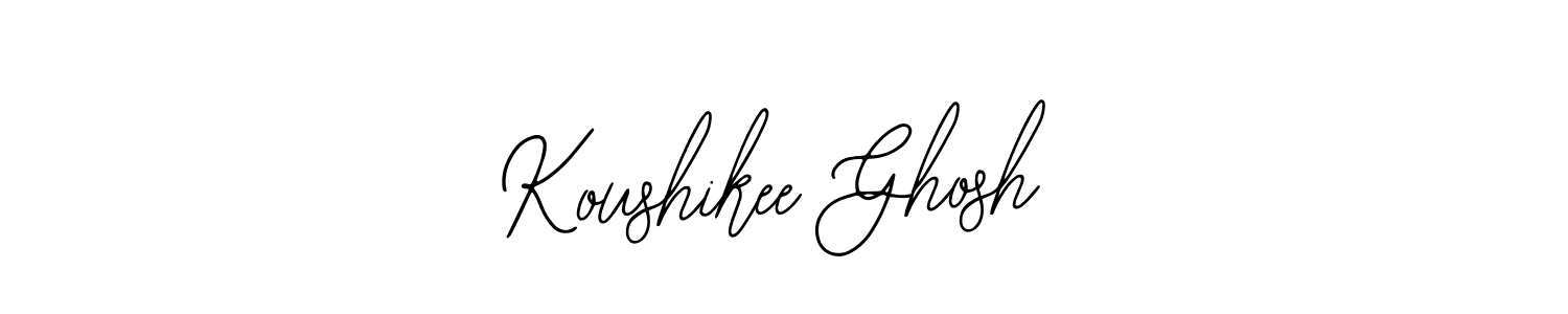 Use a signature maker to create a handwritten signature online. With this signature software, you can design (Bearetta-2O07w) your own signature for name Koushikee Ghosh. Koushikee Ghosh signature style 12 images and pictures png