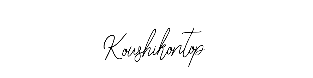 It looks lik you need a new signature style for name Koushikontop. Design unique handwritten (Bearetta-2O07w) signature with our free signature maker in just a few clicks. Koushikontop signature style 12 images and pictures png