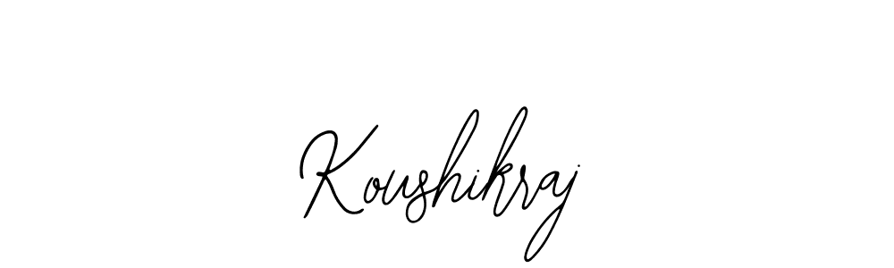 Design your own signature with our free online signature maker. With this signature software, you can create a handwritten (Bearetta-2O07w) signature for name Koushikraj. Koushikraj signature style 12 images and pictures png