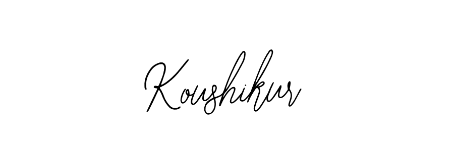 Design your own signature with our free online signature maker. With this signature software, you can create a handwritten (Bearetta-2O07w) signature for name Koushikur. Koushikur signature style 12 images and pictures png