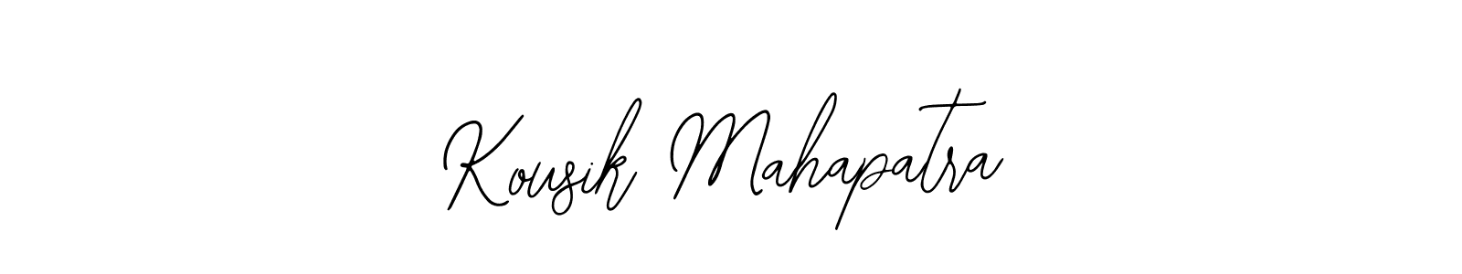 Bearetta-2O07w is a professional signature style that is perfect for those who want to add a touch of class to their signature. It is also a great choice for those who want to make their signature more unique. Get Kousik Mahapatra name to fancy signature for free. Kousik Mahapatra signature style 12 images and pictures png