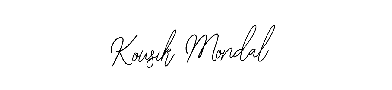 How to make Kousik Mondal signature? Bearetta-2O07w is a professional autograph style. Create handwritten signature for Kousik Mondal name. Kousik Mondal signature style 12 images and pictures png