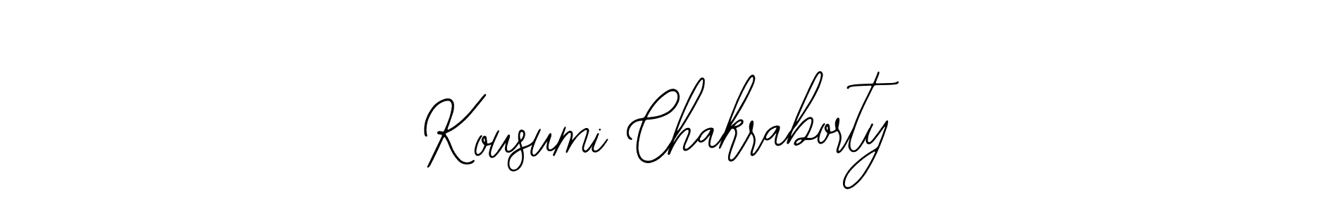 Kousumi Chakraborty stylish signature style. Best Handwritten Sign (Bearetta-2O07w) for my name. Handwritten Signature Collection Ideas for my name Kousumi Chakraborty. Kousumi Chakraborty signature style 12 images and pictures png