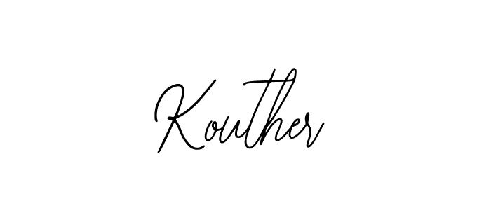 Make a beautiful signature design for name Kouther. With this signature (Bearetta-2O07w) style, you can create a handwritten signature for free. Kouther signature style 12 images and pictures png