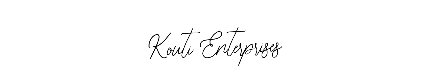 Make a beautiful signature design for name Kouti Enterprises. Use this online signature maker to create a handwritten signature for free. Kouti Enterprises signature style 12 images and pictures png