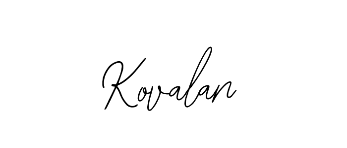 How to make Kovalan signature? Bearetta-2O07w is a professional autograph style. Create handwritten signature for Kovalan name. Kovalan signature style 12 images and pictures png
