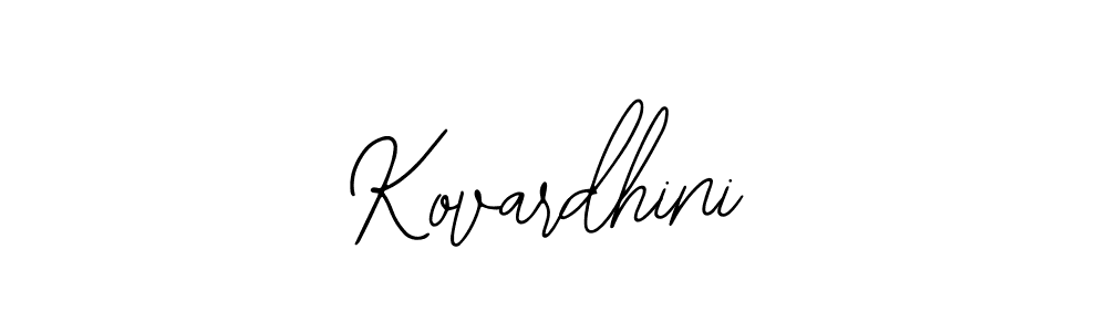 How to make Kovardhini name signature. Use Bearetta-2O07w style for creating short signs online. This is the latest handwritten sign. Kovardhini signature style 12 images and pictures png