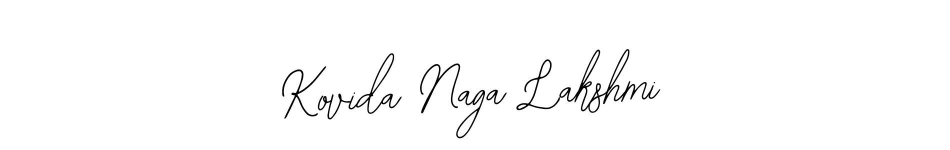 Also You can easily find your signature by using the search form. We will create Kovida Naga Lakshmi name handwritten signature images for you free of cost using Bearetta-2O07w sign style. Kovida Naga Lakshmi signature style 12 images and pictures png