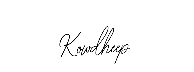 How to make Kowdheep signature? Bearetta-2O07w is a professional autograph style. Create handwritten signature for Kowdheep name. Kowdheep signature style 12 images and pictures png