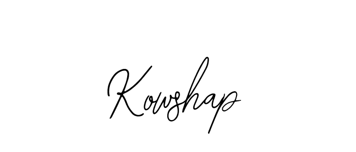 Use a signature maker to create a handwritten signature online. With this signature software, you can design (Bearetta-2O07w) your own signature for name Kowshap. Kowshap signature style 12 images and pictures png