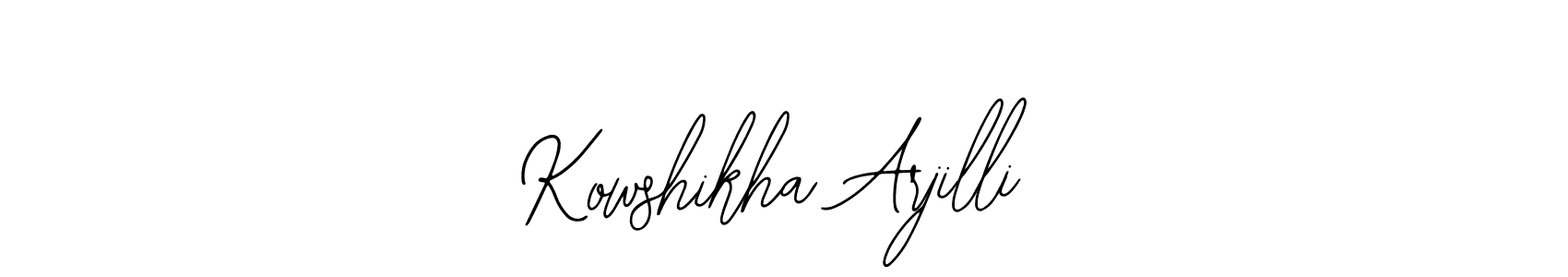 See photos of Kowshikha Arjilli official signature by Spectra . Check more albums & portfolios. Read reviews & check more about Bearetta-2O07w font. Kowshikha Arjilli signature style 12 images and pictures png