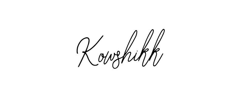 Also we have Kowshikk name is the best signature style. Create professional handwritten signature collection using Bearetta-2O07w autograph style. Kowshikk signature style 12 images and pictures png