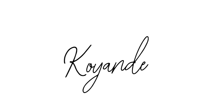 Here are the top 10 professional signature styles for the name Koyande. These are the best autograph styles you can use for your name. Koyande signature style 12 images and pictures png