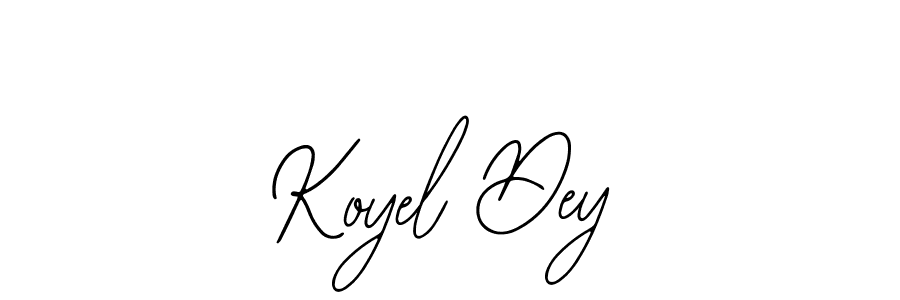 How to make Koyel Dey signature? Bearetta-2O07w is a professional autograph style. Create handwritten signature for Koyel Dey name. Koyel Dey signature style 12 images and pictures png