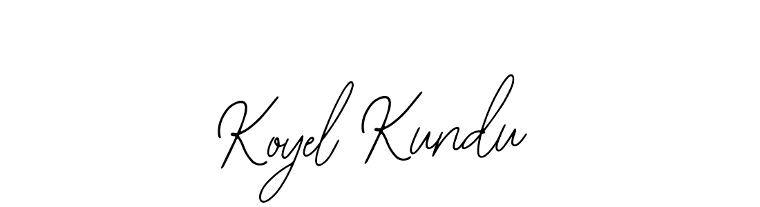 The best way (Bearetta-2O07w) to make a short signature is to pick only two or three words in your name. The name Koyel Kundu include a total of six letters. For converting this name. Koyel Kundu signature style 12 images and pictures png