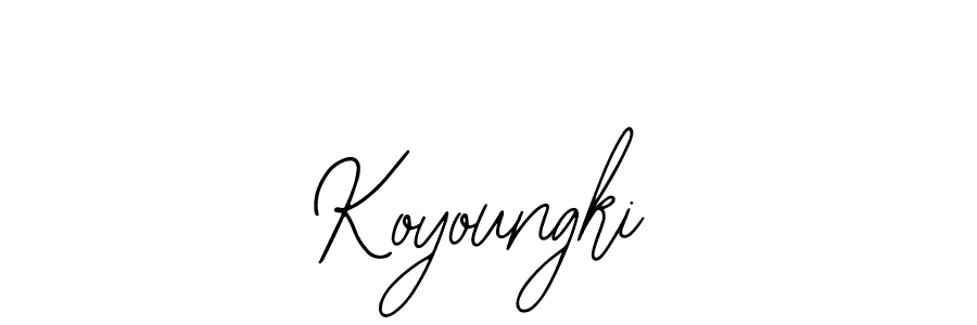 This is the best signature style for the Koyoungki name. Also you like these signature font (Bearetta-2O07w). Mix name signature. Koyoungki signature style 12 images and pictures png