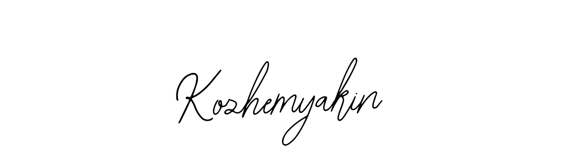 Make a short Kozhemyakin signature style. Manage your documents anywhere anytime using Bearetta-2O07w. Create and add eSignatures, submit forms, share and send files easily. Kozhemyakin signature style 12 images and pictures png